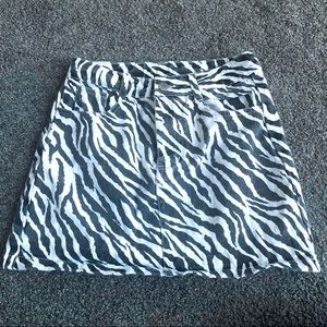 Animal Print Skirt
